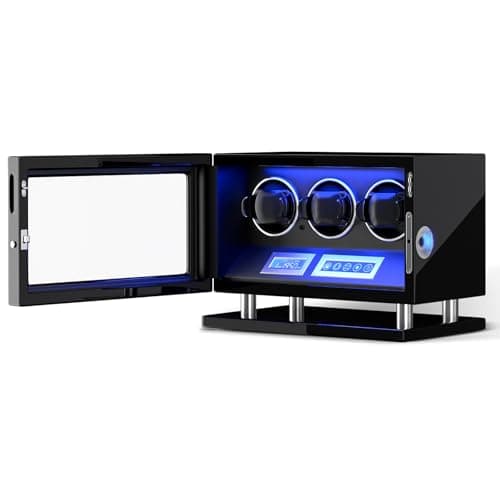 DUKWIN 3-Watch Winder with Fingerprint Lock