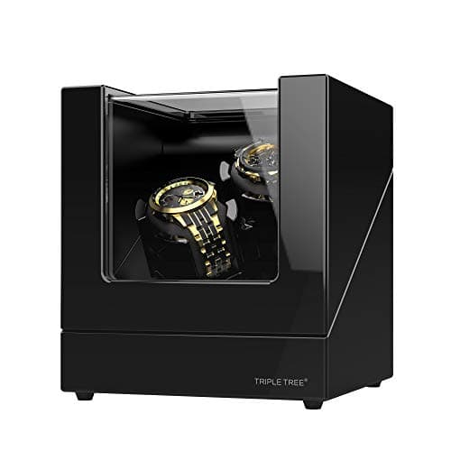 TRIPLE TREE Double Watch Winder (Piano Finish)