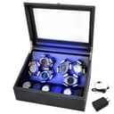 hightall 6-Watch Winder + 6-Slot Storage