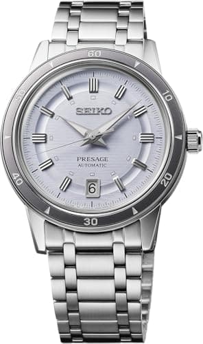 Seiko Presage SRPL73 (Style60's silver-blue)