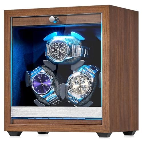 ANWBROAD Wooden 3-Watch Winder