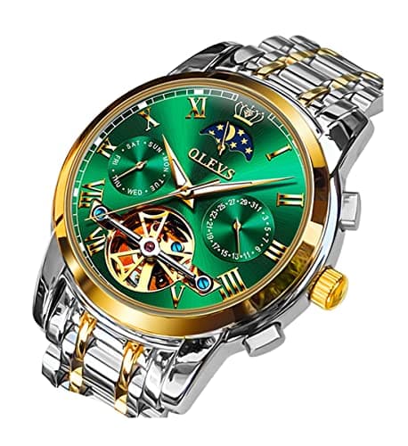 OLEVS Moon Phase Skeleton Automatic