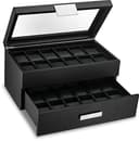 Glenor Co 24-Slot Watch Box
